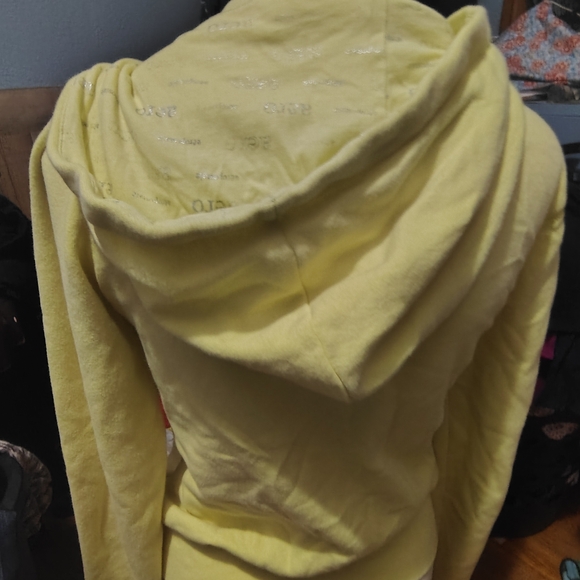 Aeropostale Yellow Women's Hoodie - Picture 4 of 7
